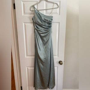 Galina Signature Charmeuse One Shoulder Dress